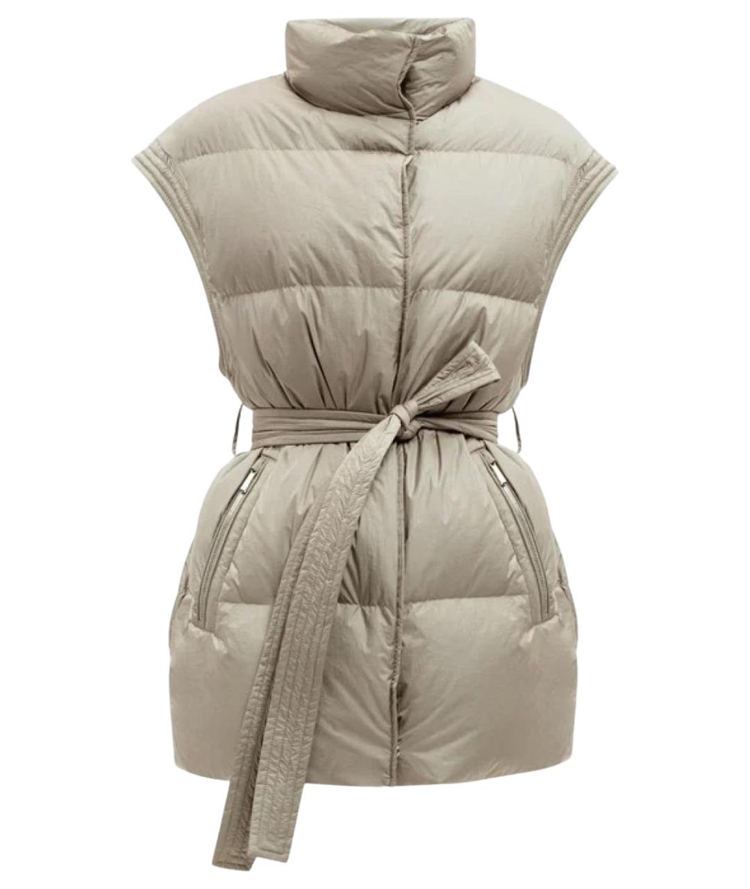 MOORER Бежевый полиамидовый жилет, фото 1