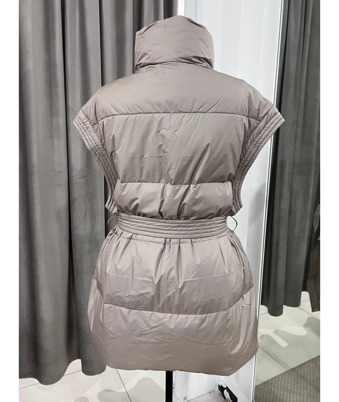 MOORER Бежевый полиамидовый жилет, фото 3