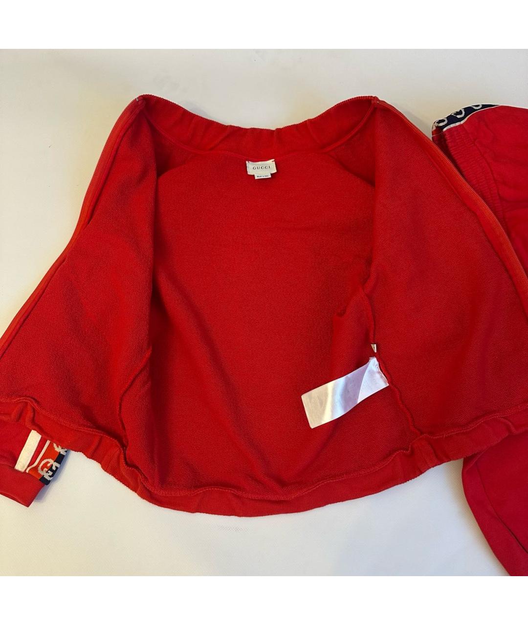 GUCCI Красный хлопковый комплект, фото 3