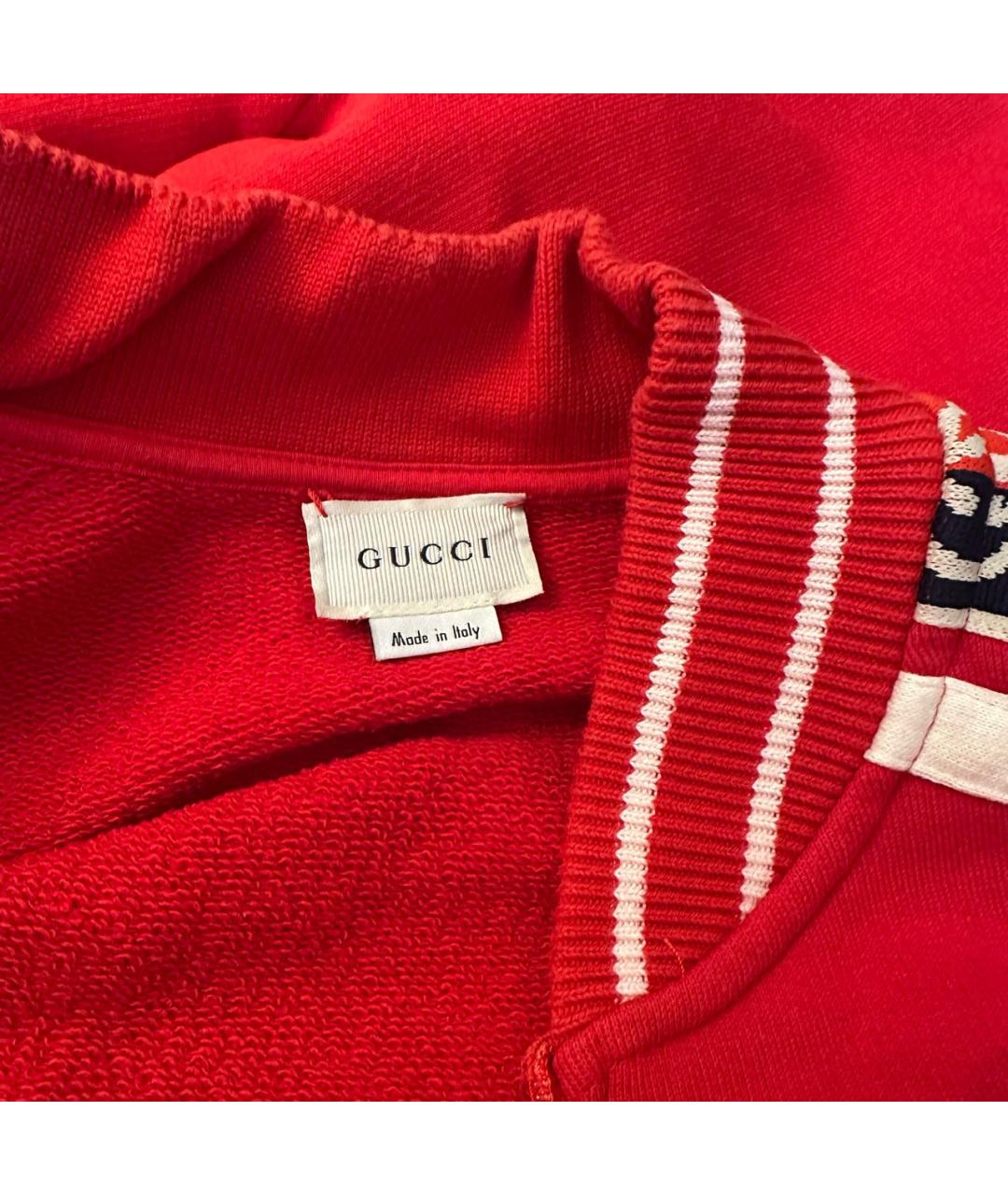 GUCCI Красный хлопковый комплект, фото 6