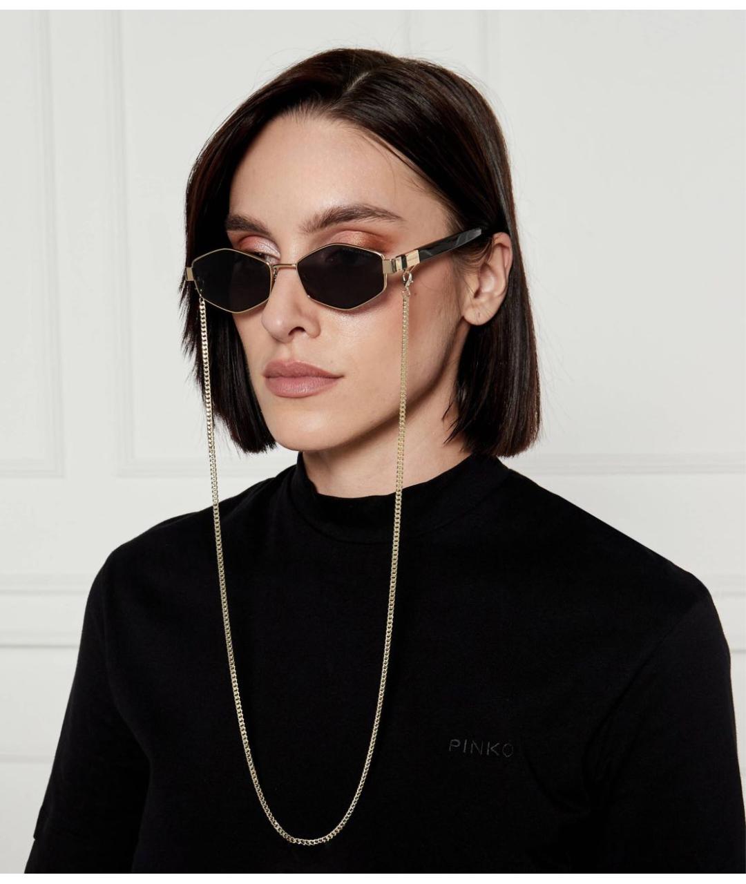 MARC JACOBS Черные металлические солнцезащитные очки, фото 8