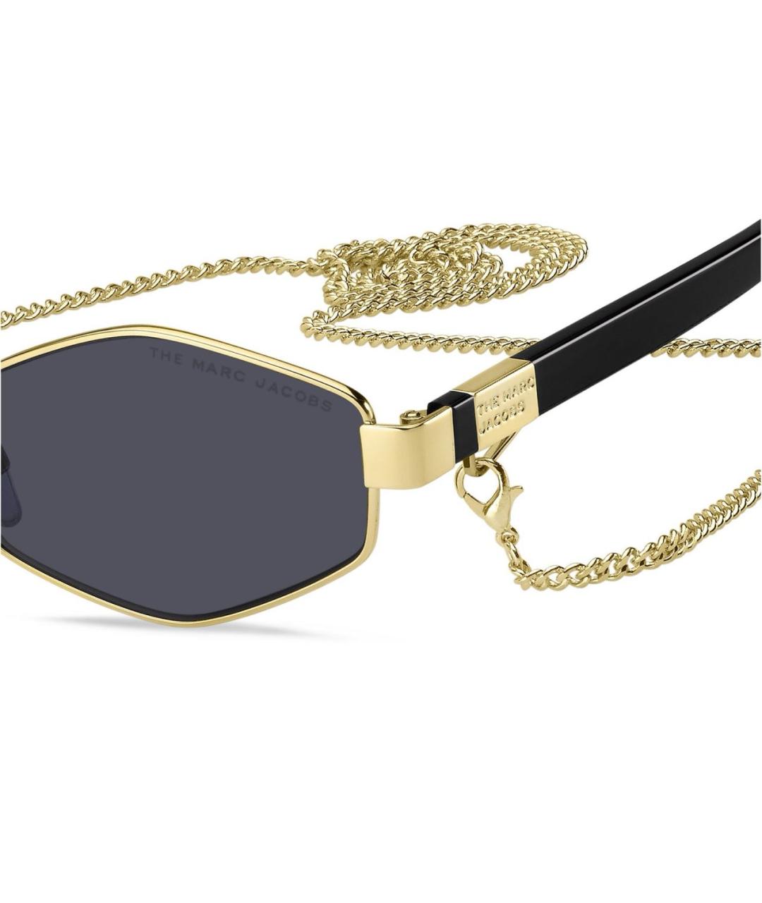 MARC JACOBS Черные металлические солнцезащитные очки, фото 2