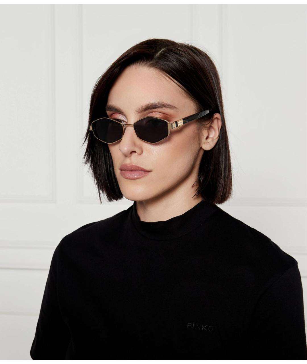 MARC JACOBS Черные металлические солнцезащитные очки, фото 7