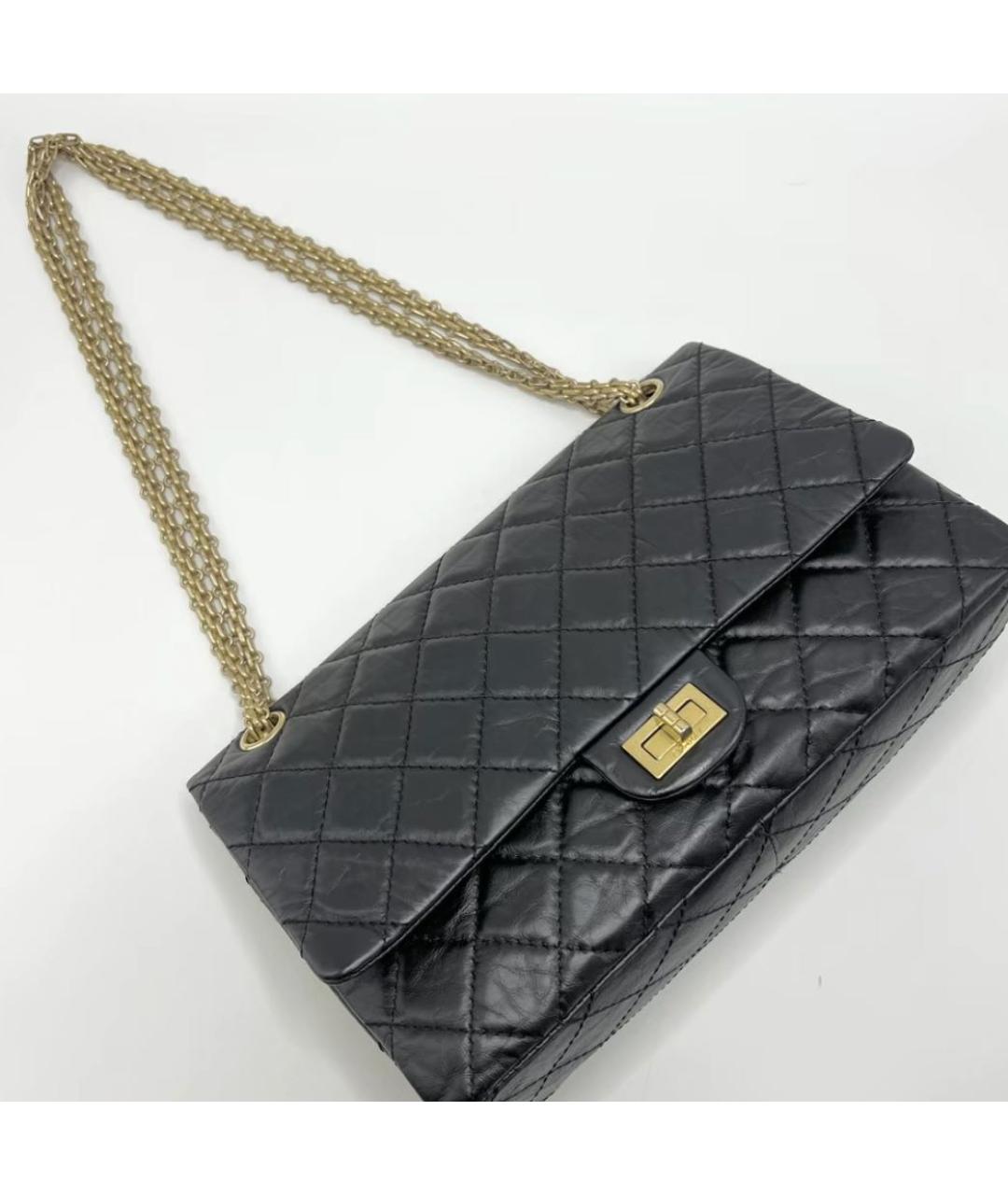 CHANEL Черная кожаная сумка через плечо, фото 2