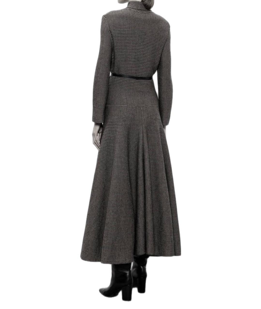 CHRISTIAN DIOR Мульти шерстяное повседневное платье, фото 2