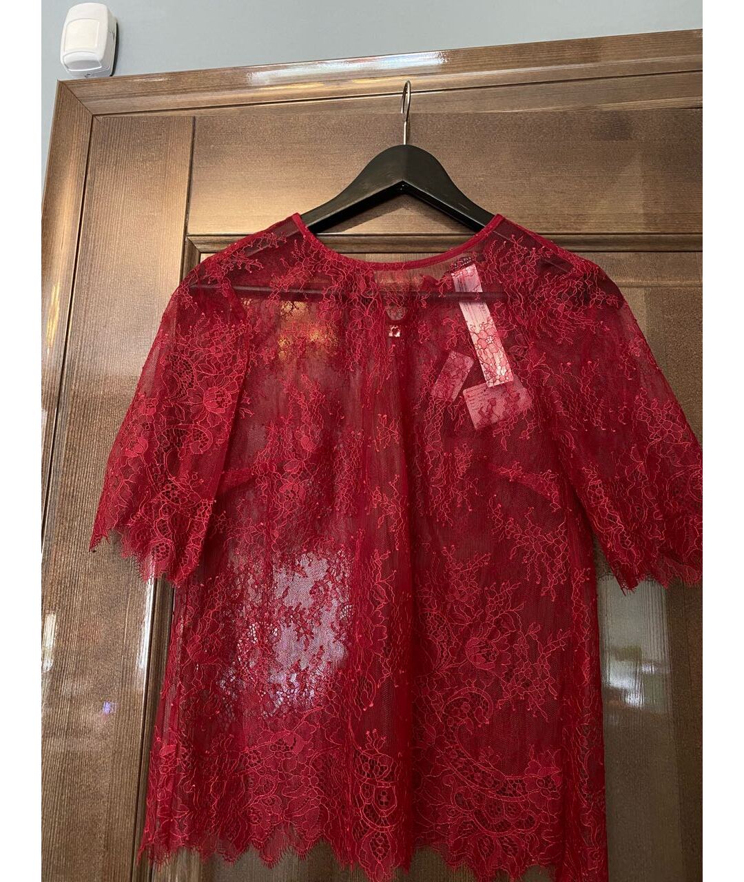 TWIN-SET Бордовое полиамидовое повседневное платье, фото 3