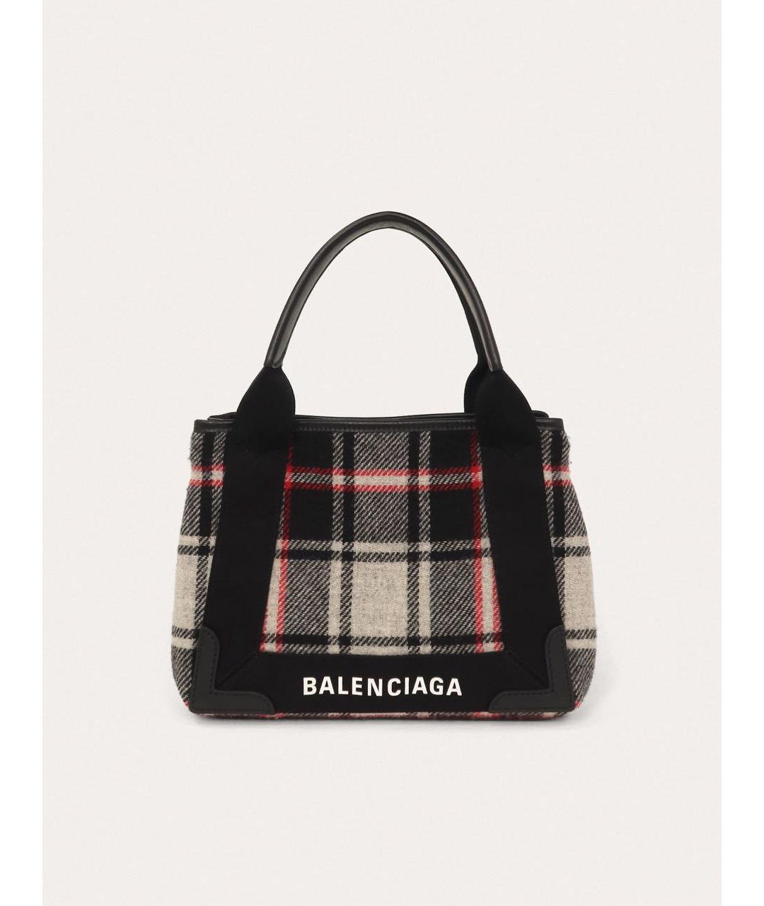 BALENCIAGA Мульти шерстяная сумка с короткими ручками, фото 9