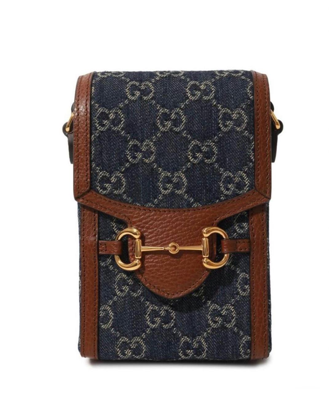 GUCCI Темно-синяя сумка через плечо, фото 6