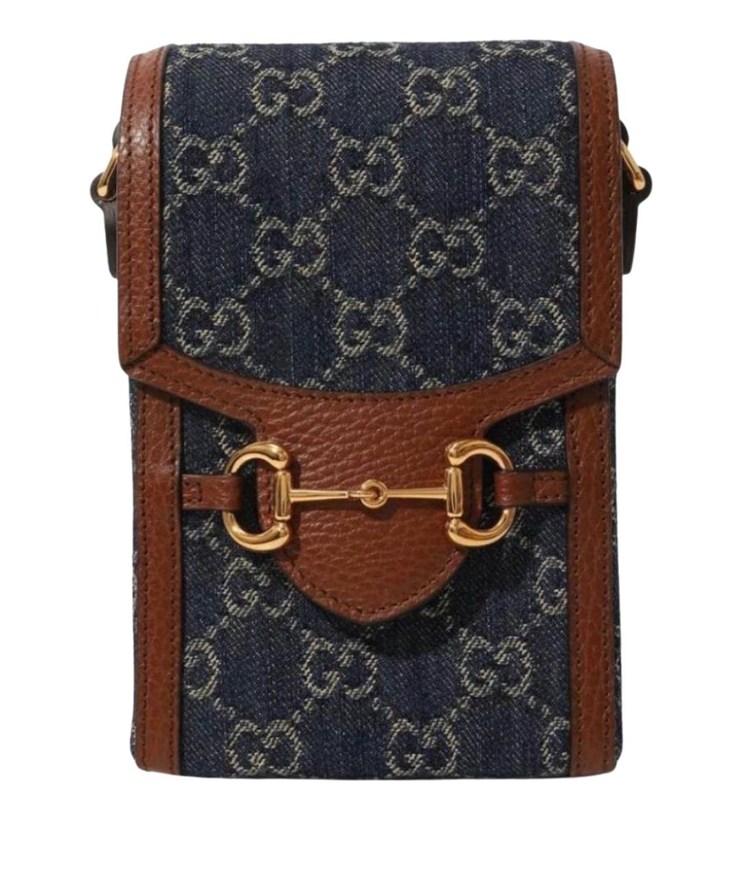 GUCCI Темно-синяя сумка через плечо, фото 1