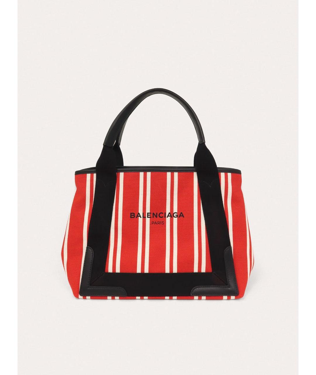 BALENCIAGA Красная тканевая сумка с короткими ручками, фото 9