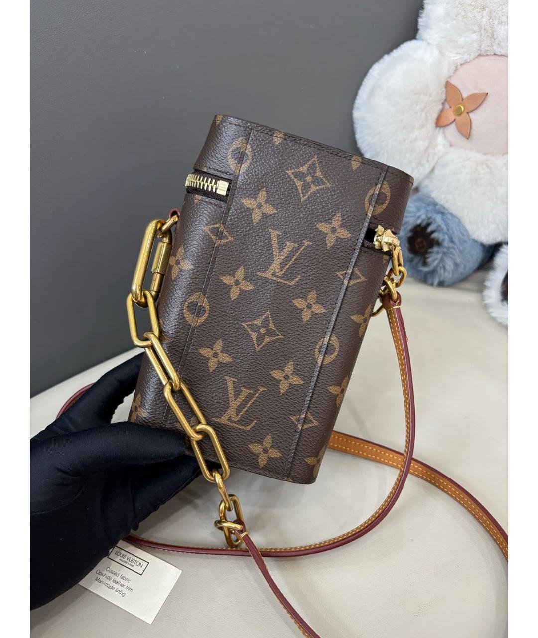 LOUIS VUITTON Коричневая сумка через плечо, фото 4