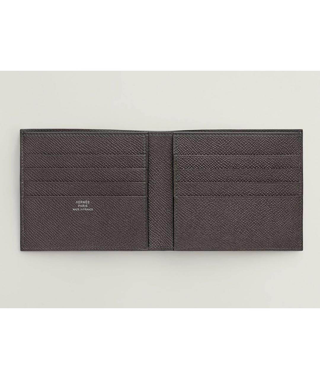 HERMES Коричневый кожаный кошелек, фото 2