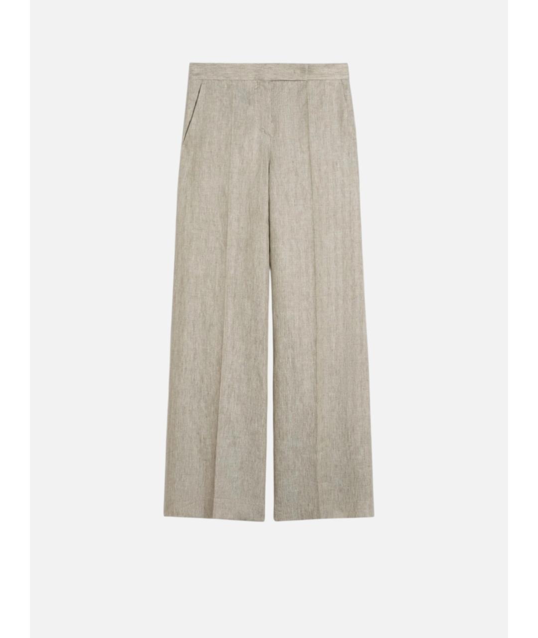 MAX MARA Льняные брюки широкие, фото 6