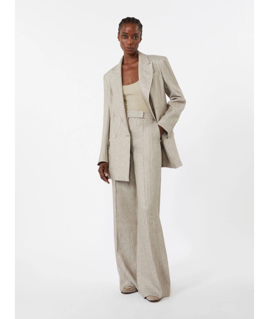 MAX MARA Льняные брюки широкие, фото 2