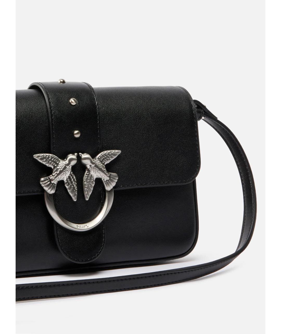 PINKO Черная сумка через плечо, фото 2
