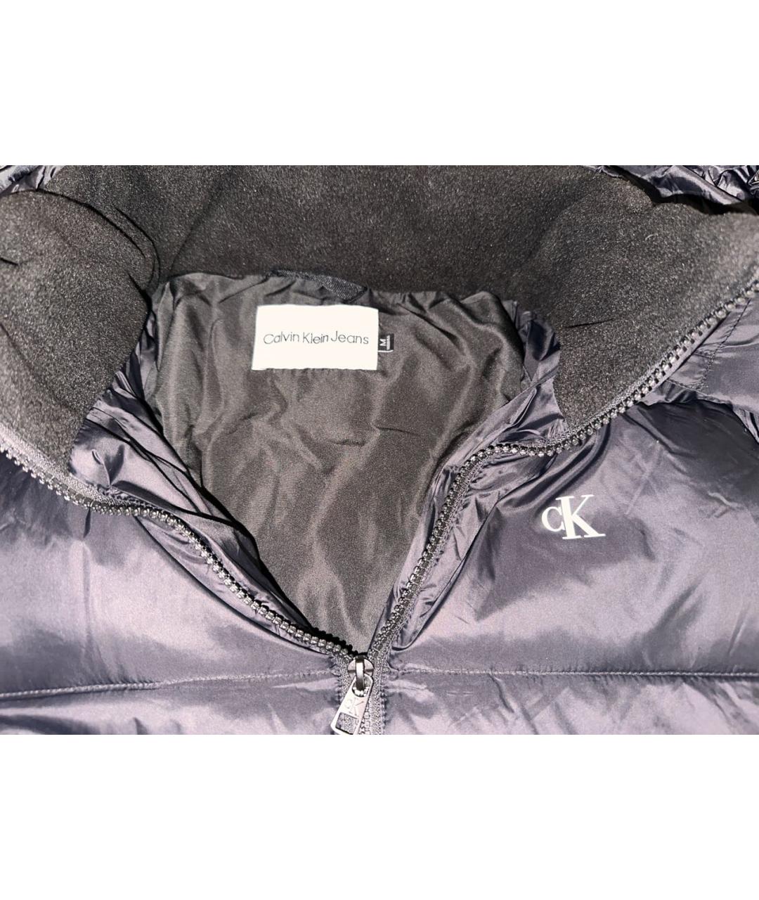 CALVIN KLEIN Черный пуховик, фото 3