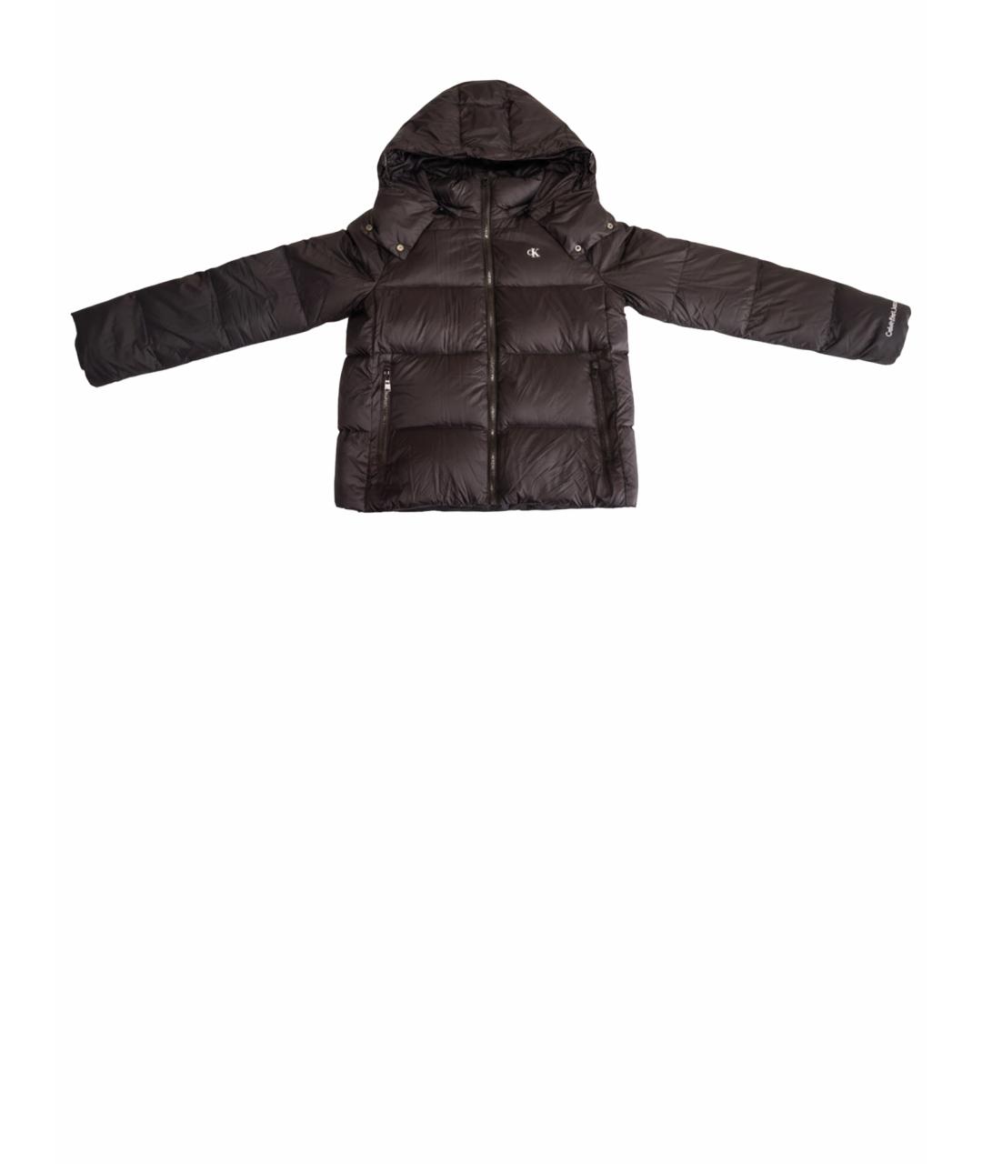 CALVIN KLEIN Черный пуховик, фото 1