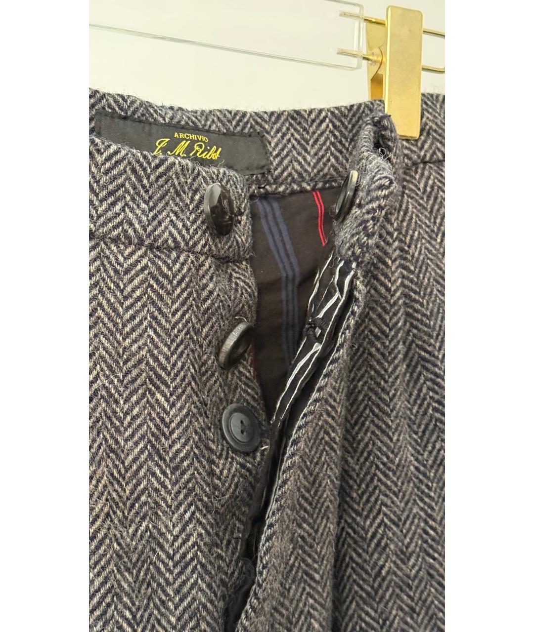 ARCHIVIO 67 Серые брюки широкие, фото 3