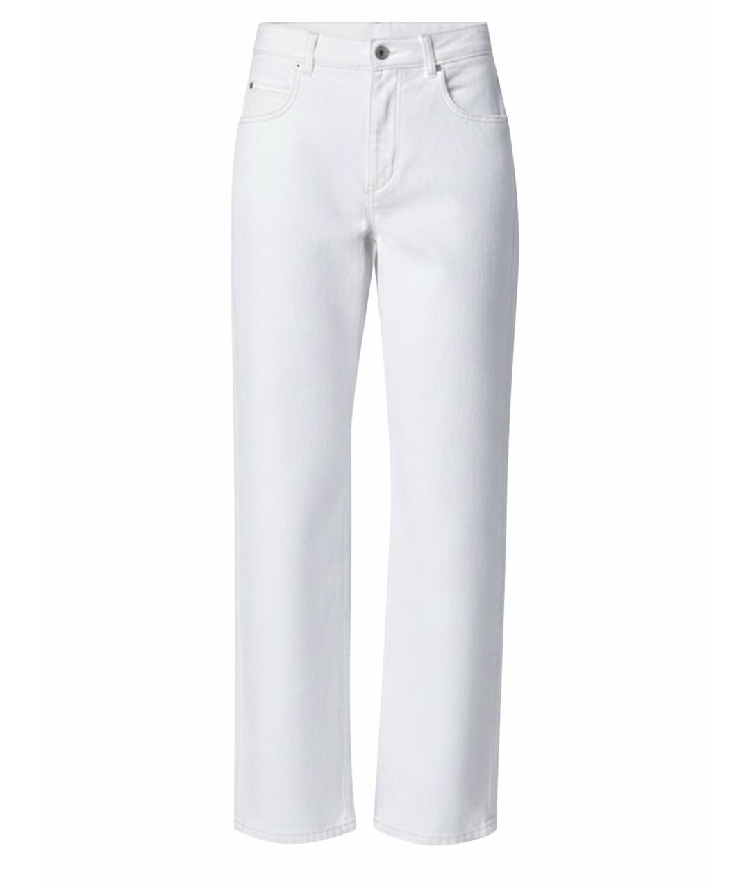 ISABEL MARANT Бежевые хлопковые прямые брюки, фото 1