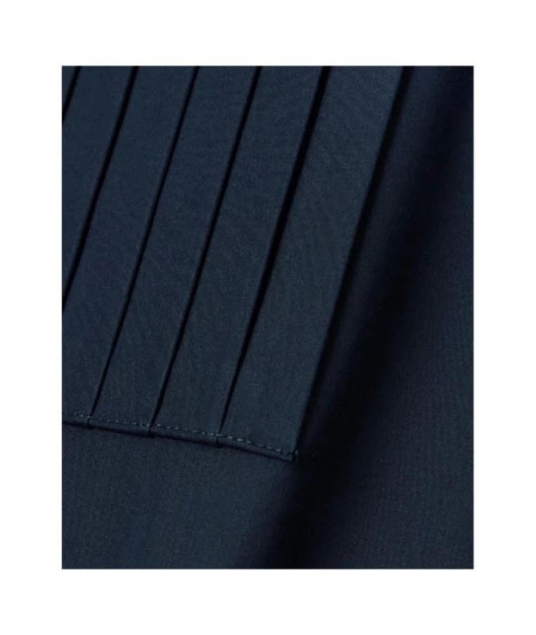 JIL SANDER Синяя хлопковая рубашка, фото 2