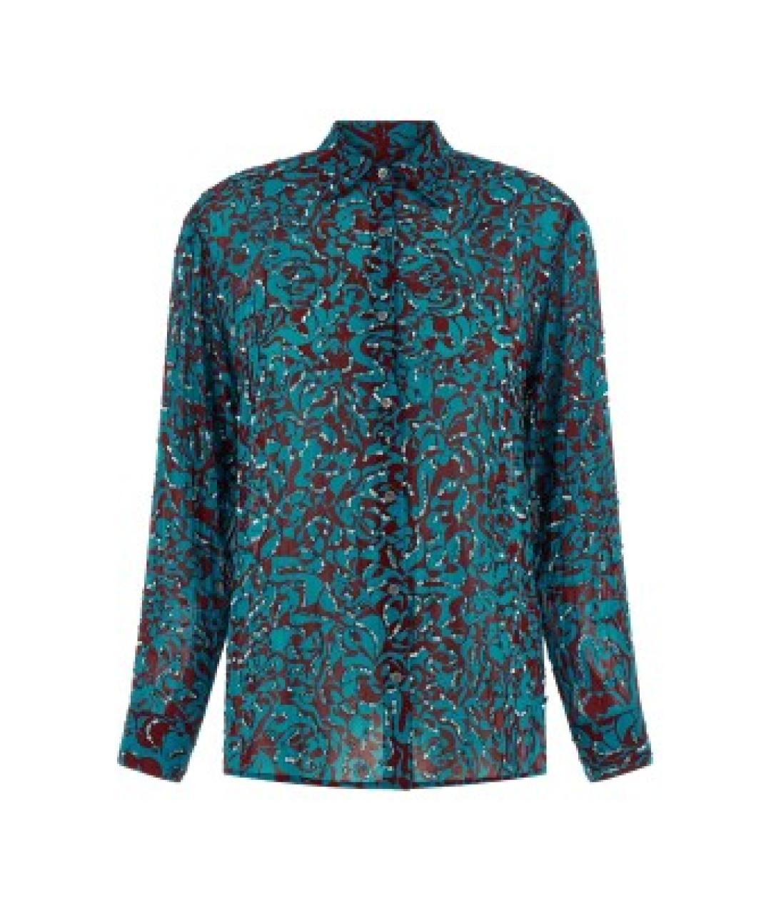 DRIES VAN NOTEN Голубая рубашка, фото 1