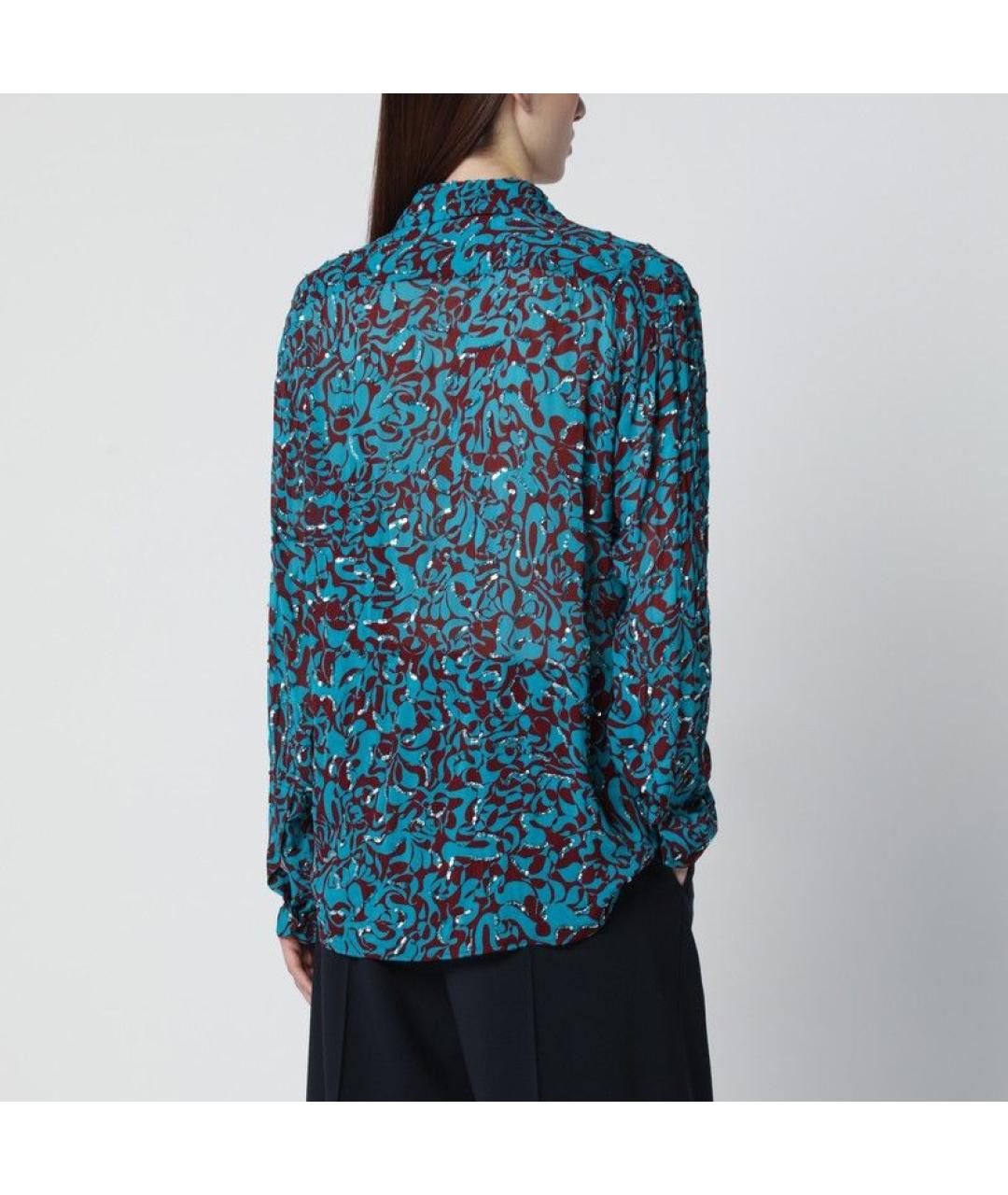 DRIES VAN NOTEN Голубая рубашка, фото 3