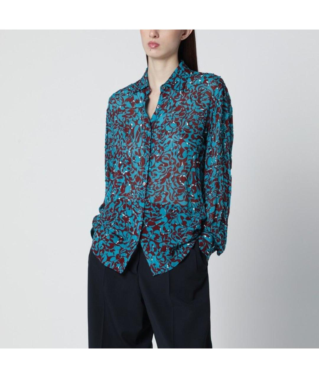 DRIES VAN NOTEN Голубая рубашка, фото 2