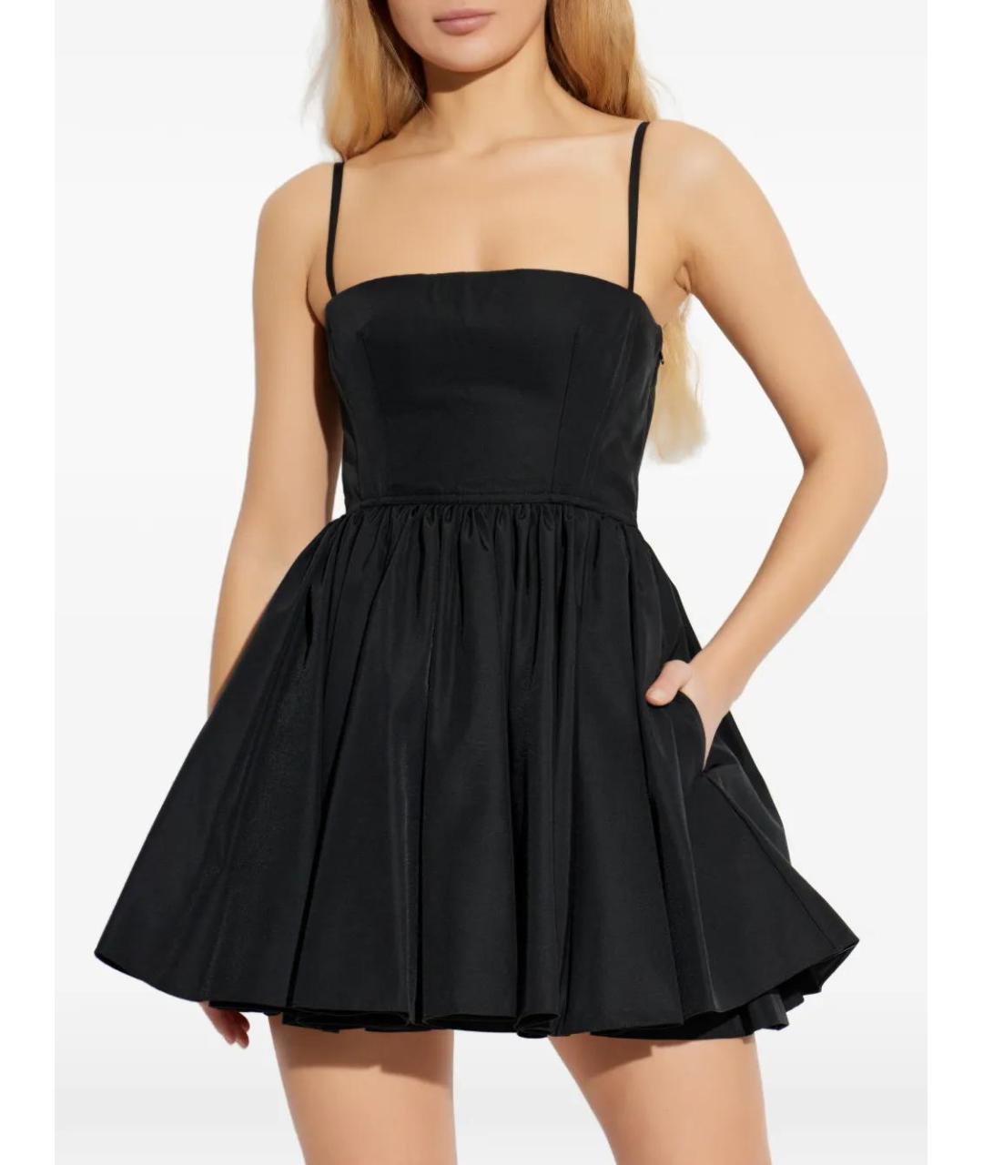 ALAIA Черное полиамидовое коктейльное платье, фото 3