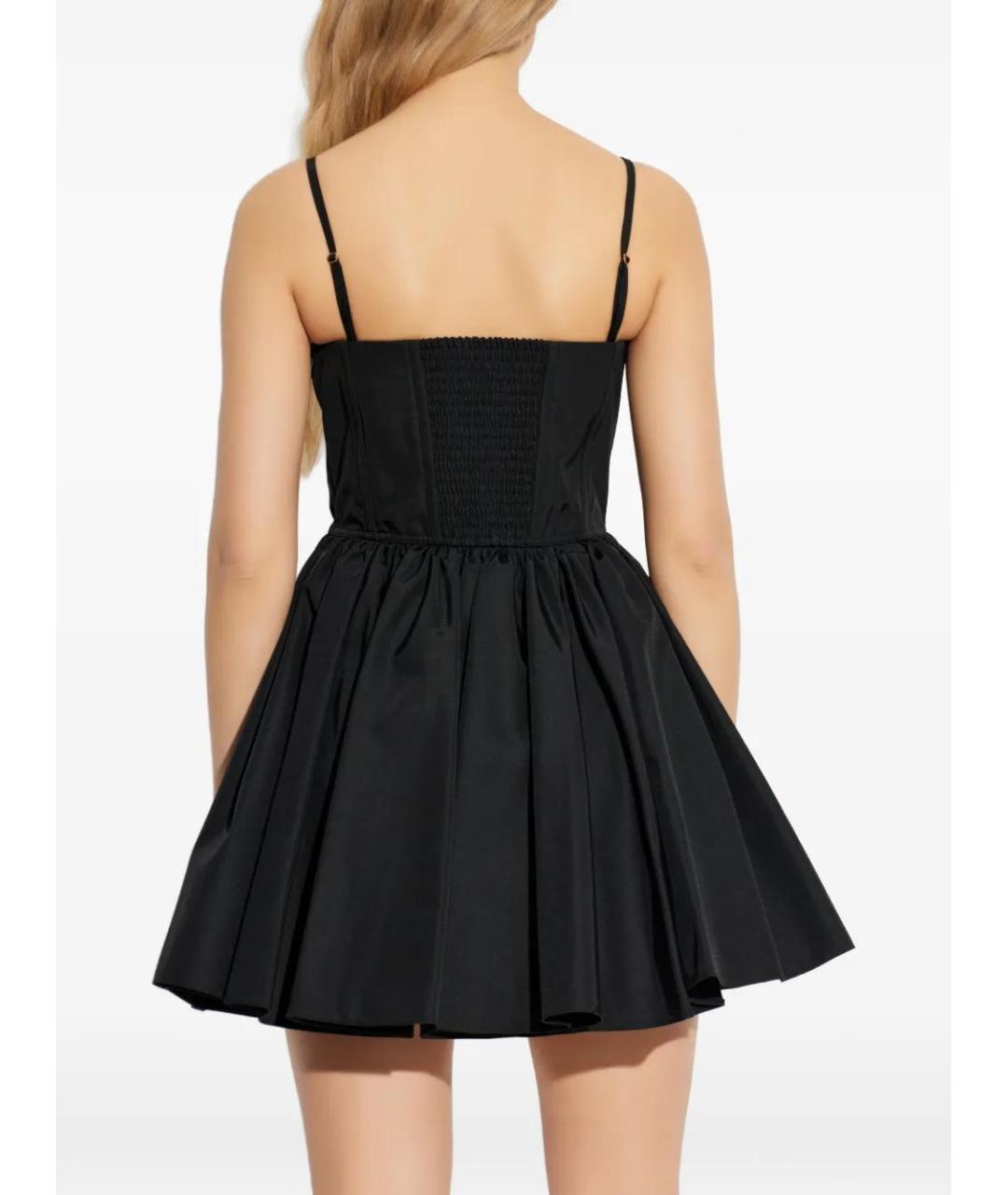 ALAIA Черное полиамидовое коктейльное платье, фото 4