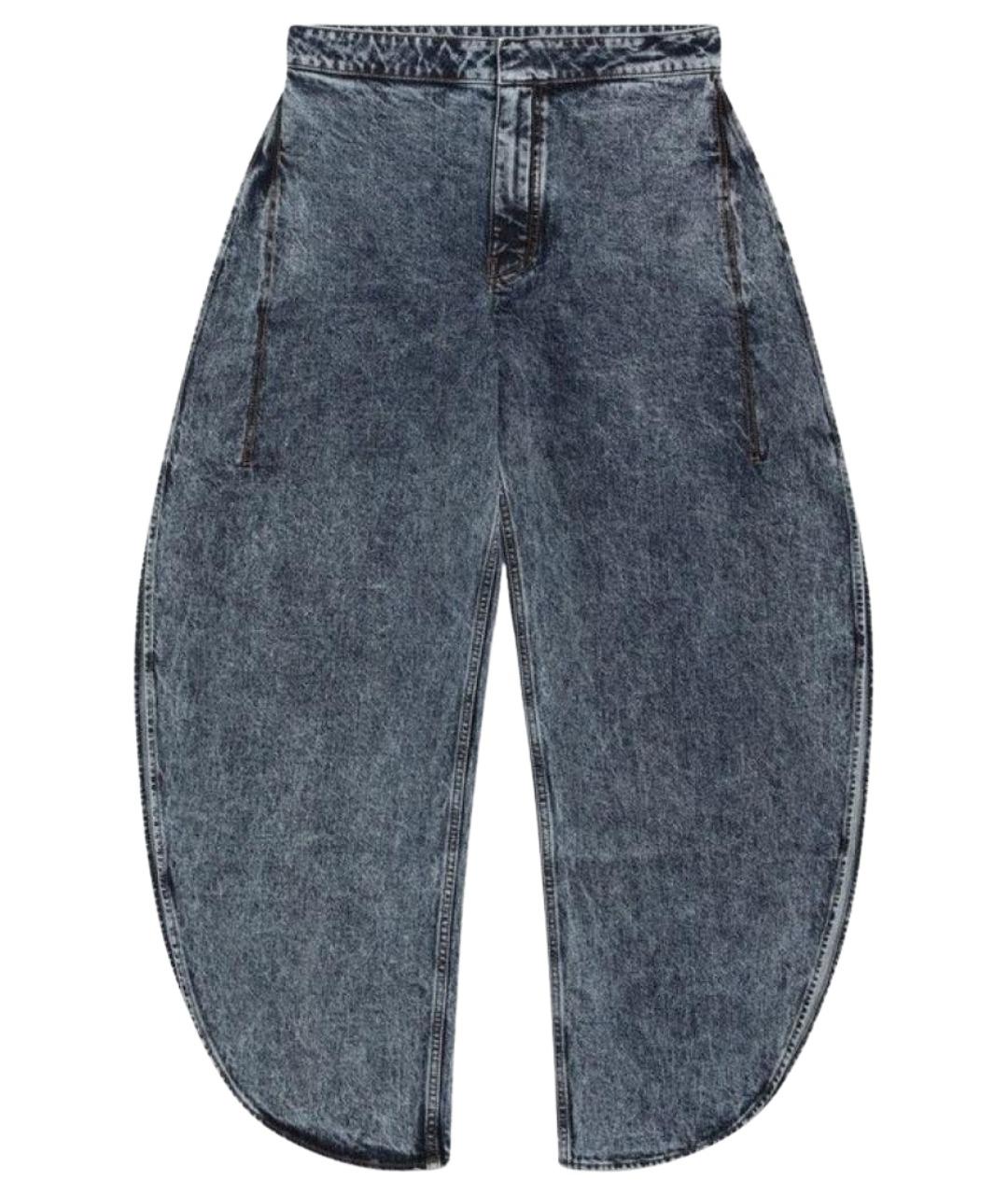 ALAIA Синие прямые джинсы, фото 1