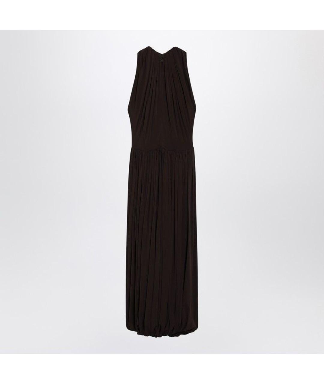 ALAIA Коричневое вечернее платье, фото 2