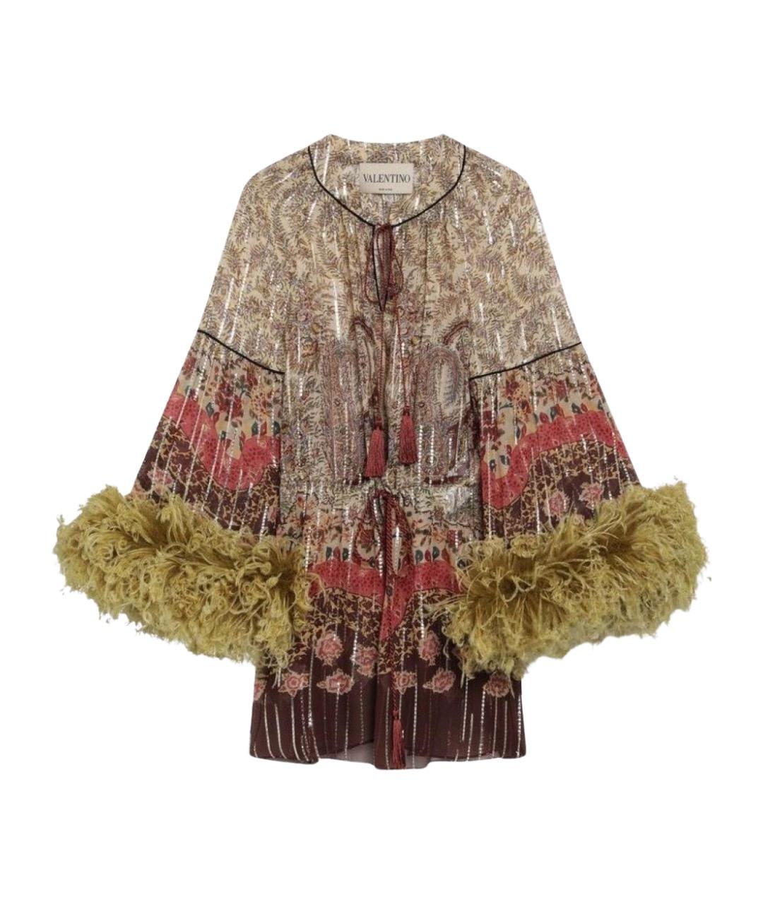 VALENTINO Мульти полиэстеровая блузы, фото 1