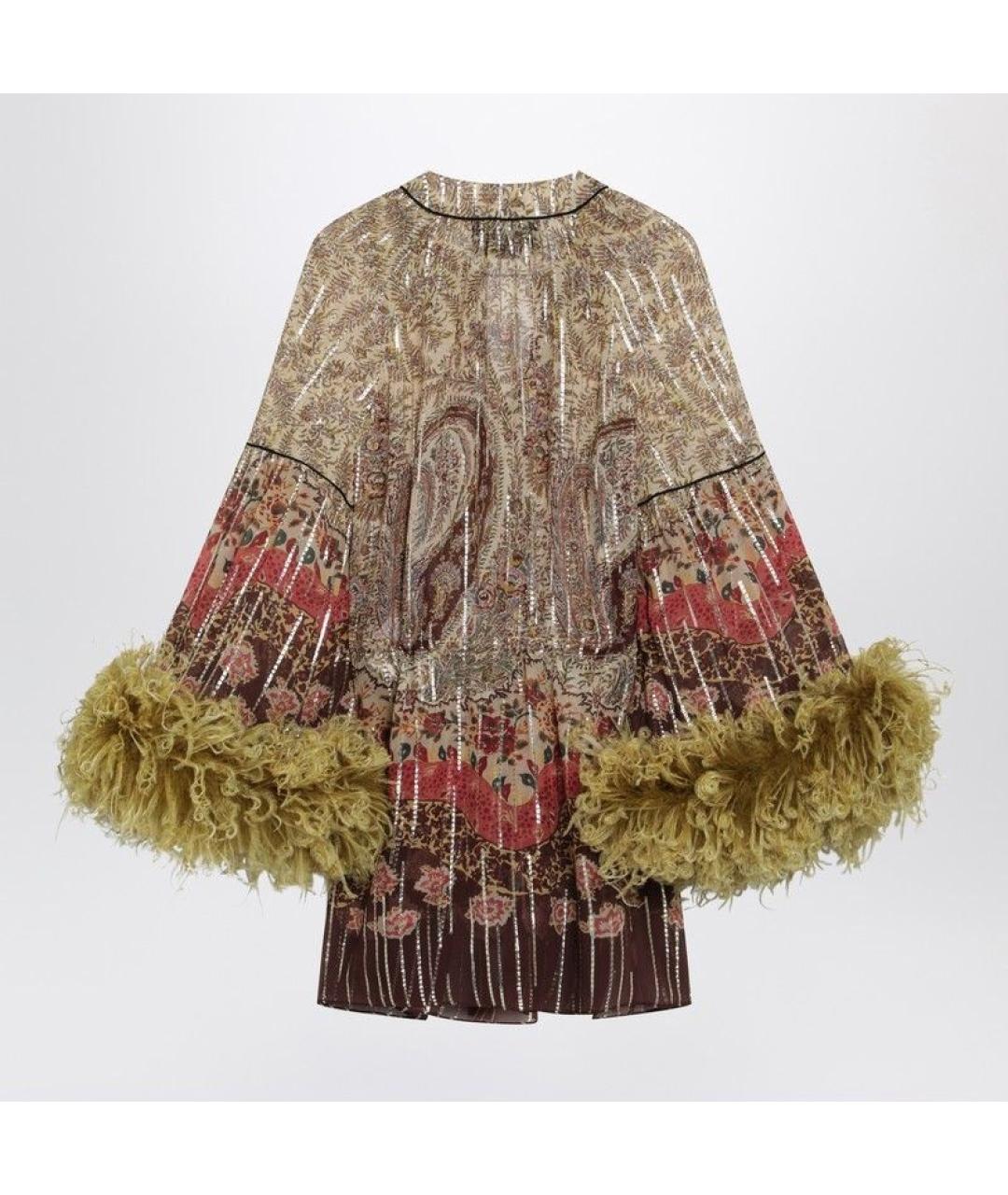 VALENTINO Мульти полиэстеровая блузы, фото 2