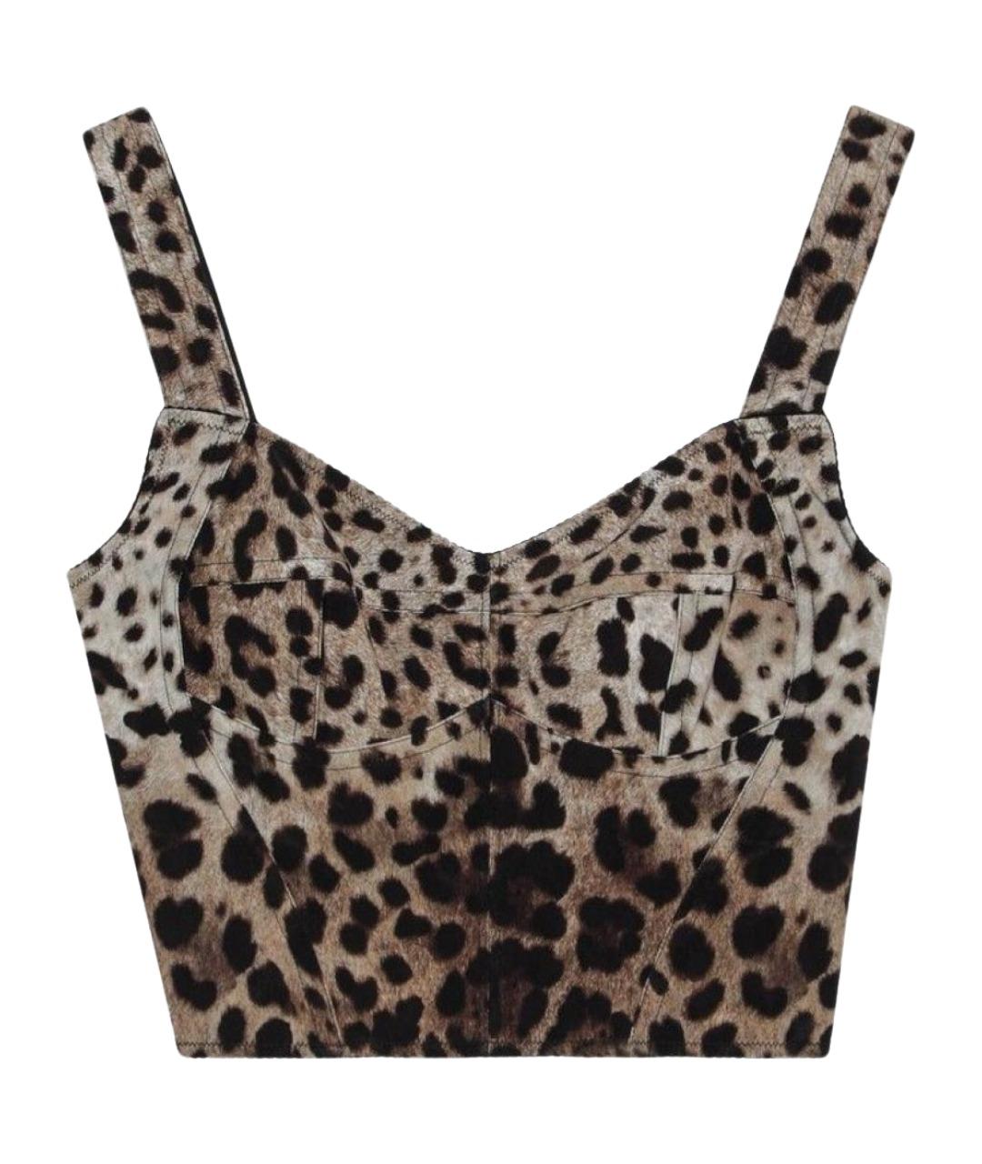 DOLCE&GABBANA Мульти полиамидовая майка, фото 1