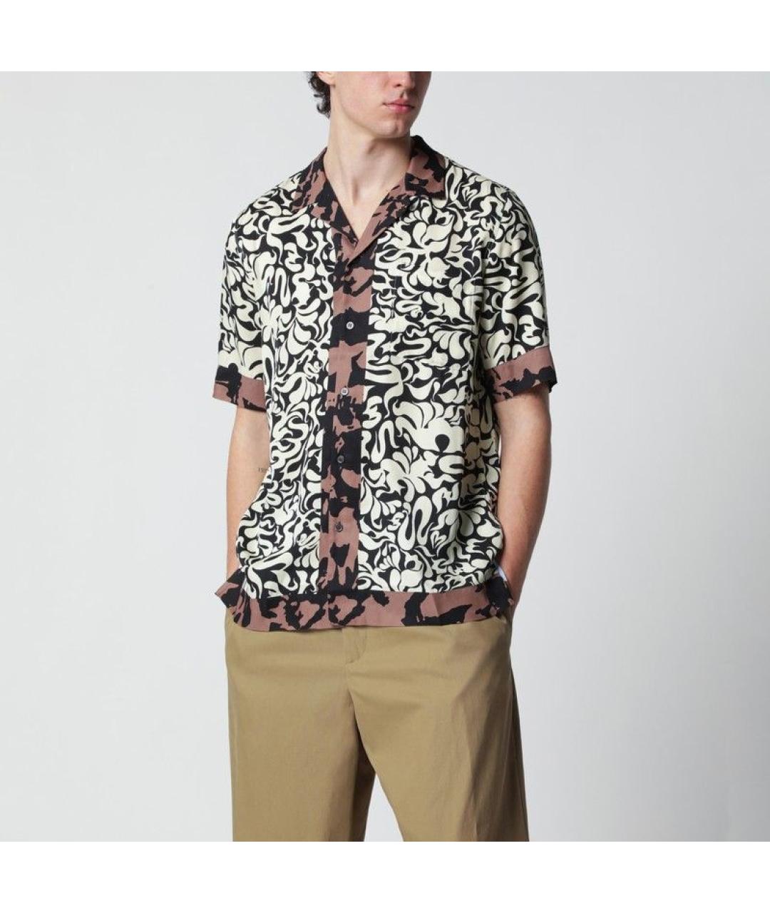 DRIES VAN NOTEN Черная кэжуал рубашка, фото 2