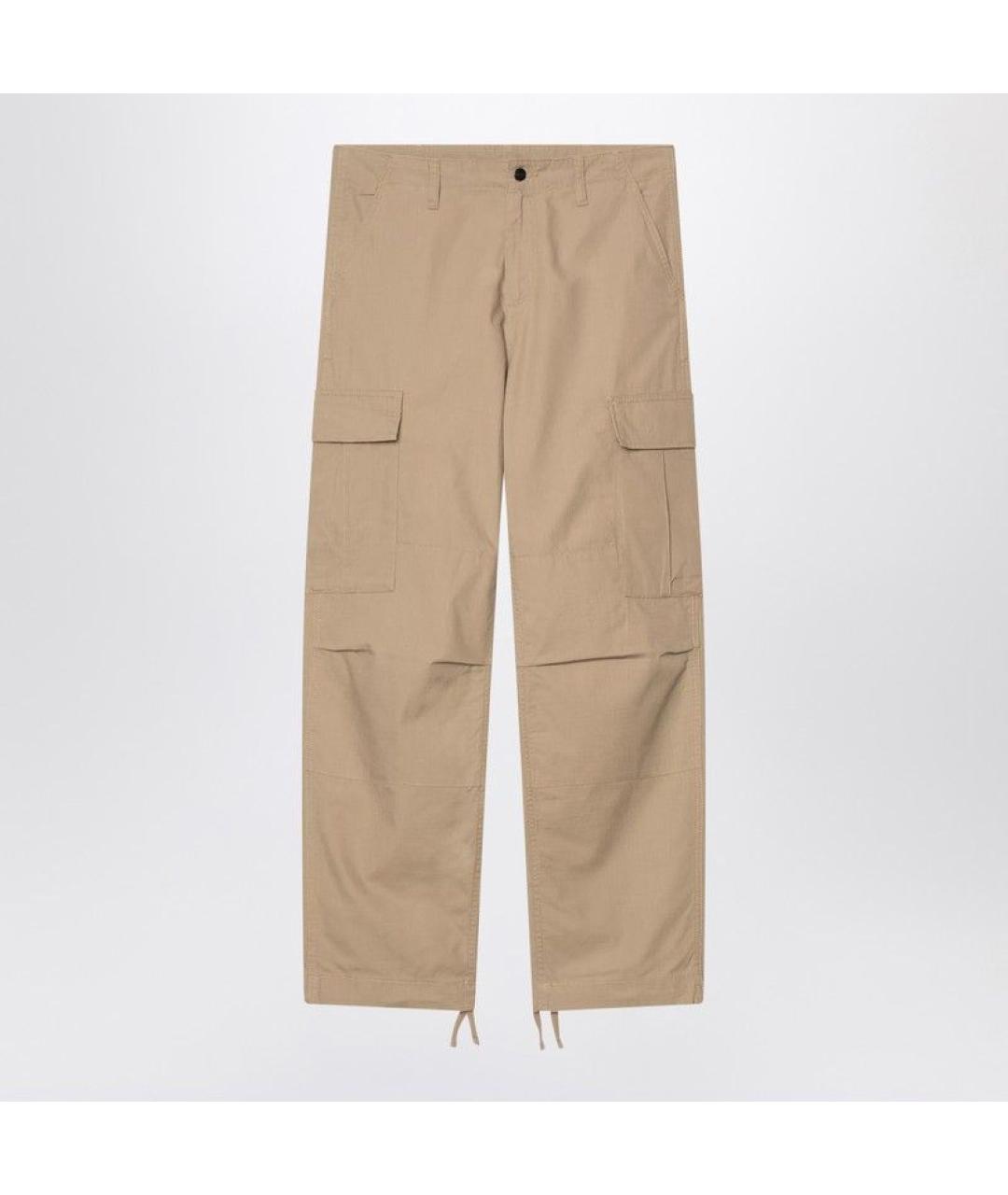 CARHARTT WIP Коричневые повседневные брюки, фото 3