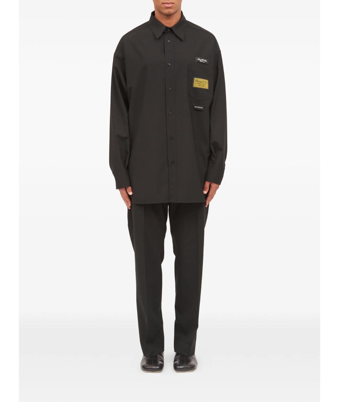MM6 MAISON MARGIELA Черная кэжуал рубашка, фото 3