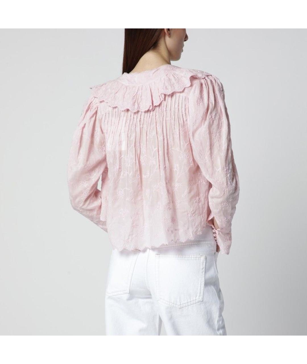 ISABEL MARANT Розовая хлопковая блузы, фото 2