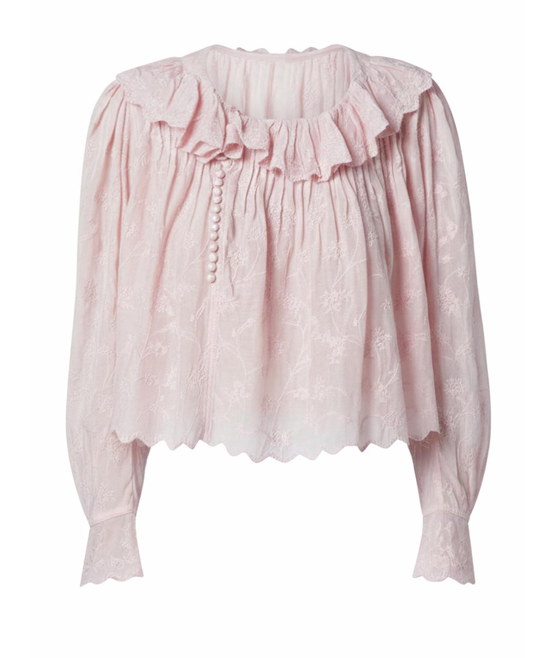 ISABEL MARANT Розовая хлопковая блузы, фото 1
