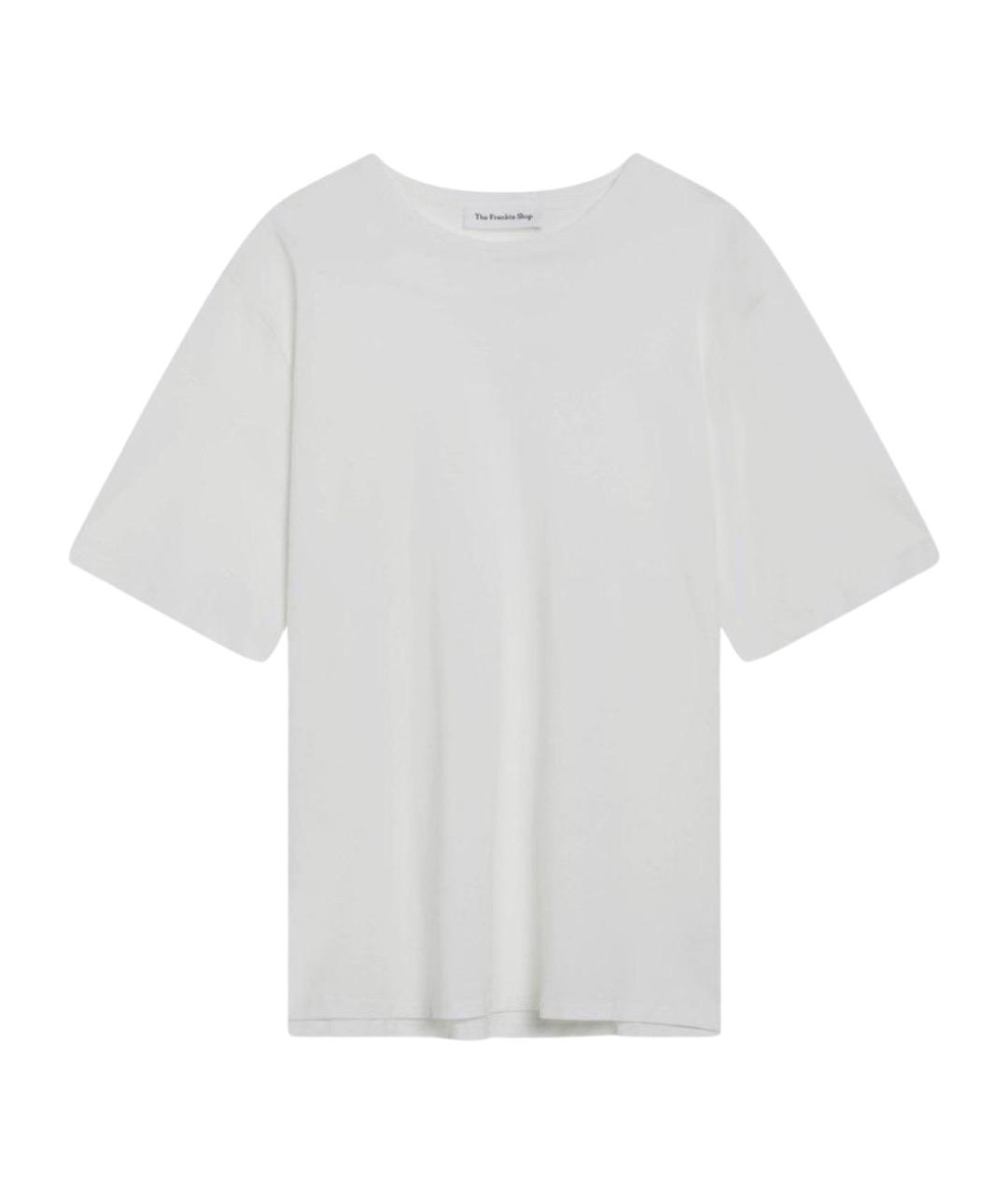 THE FRANKIE SHOP Белая хлопковая футболка, фото 1