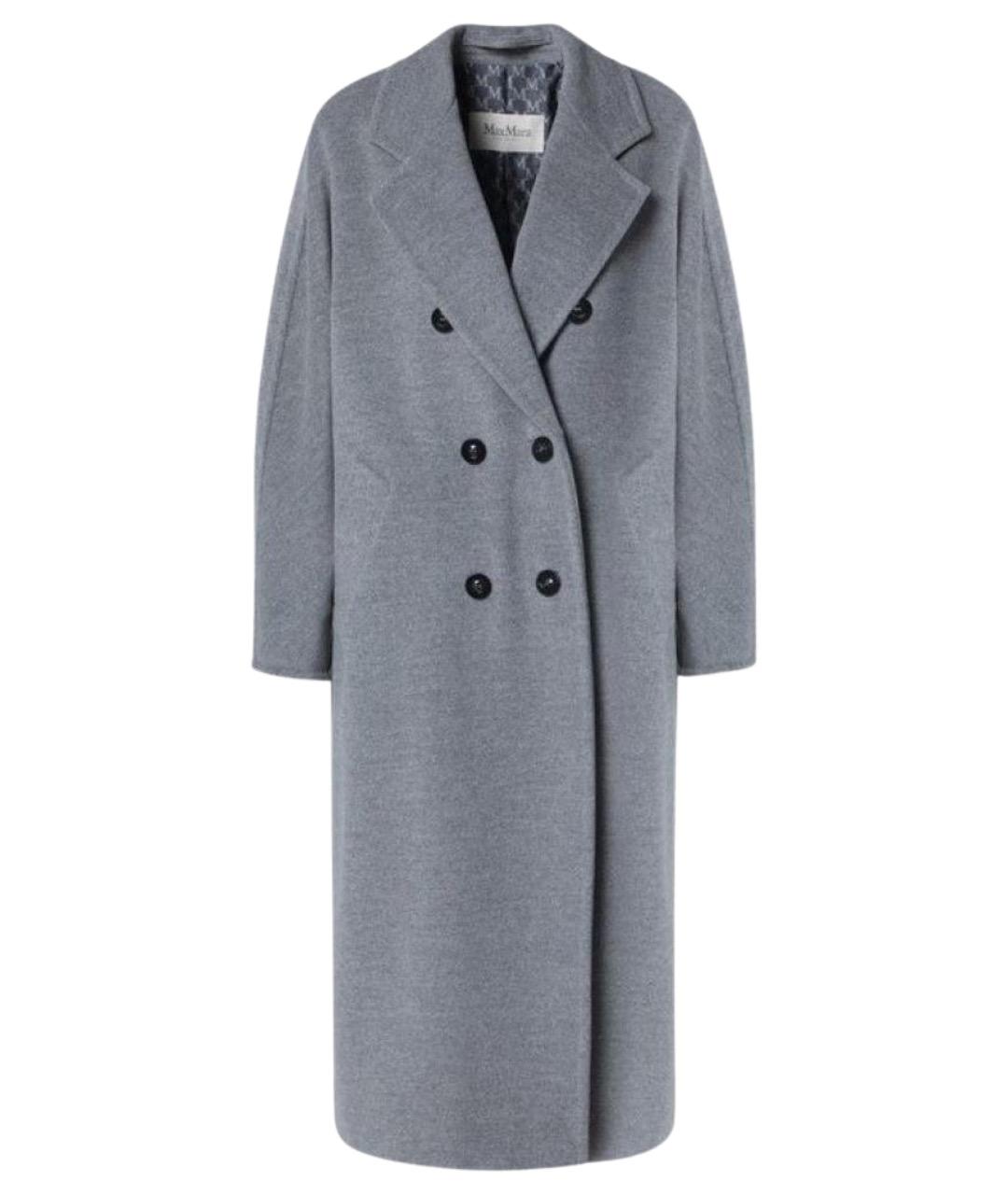 MAX MARA Серое пальто, фото 1