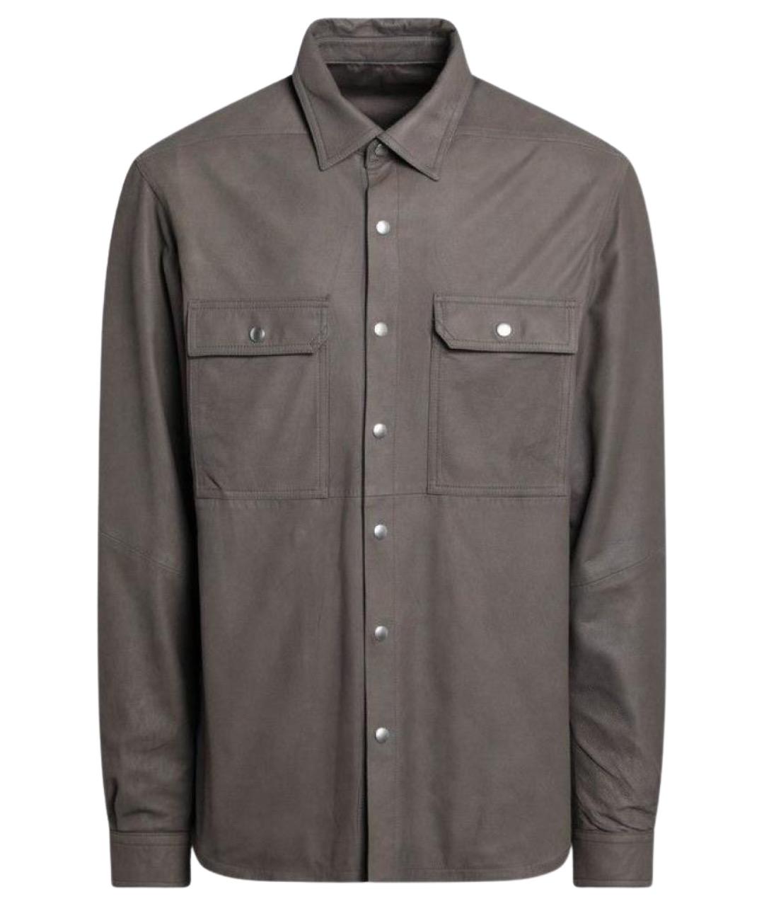 RICK OWENS Серая хлопковая куртка, фото 1