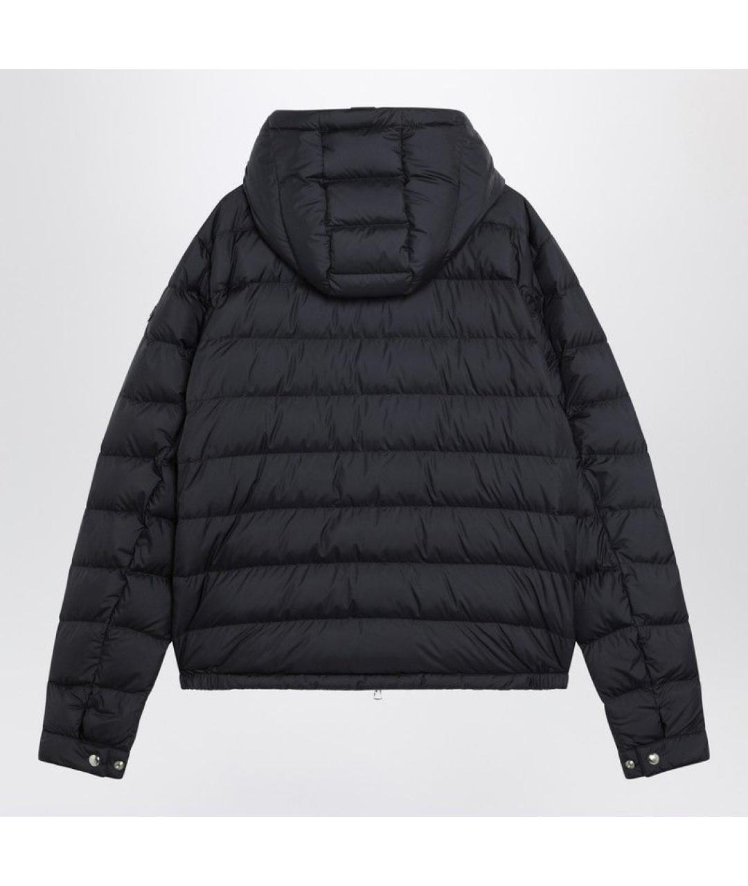 MONCLER Синяя полиэстеровая куртка, фото 2