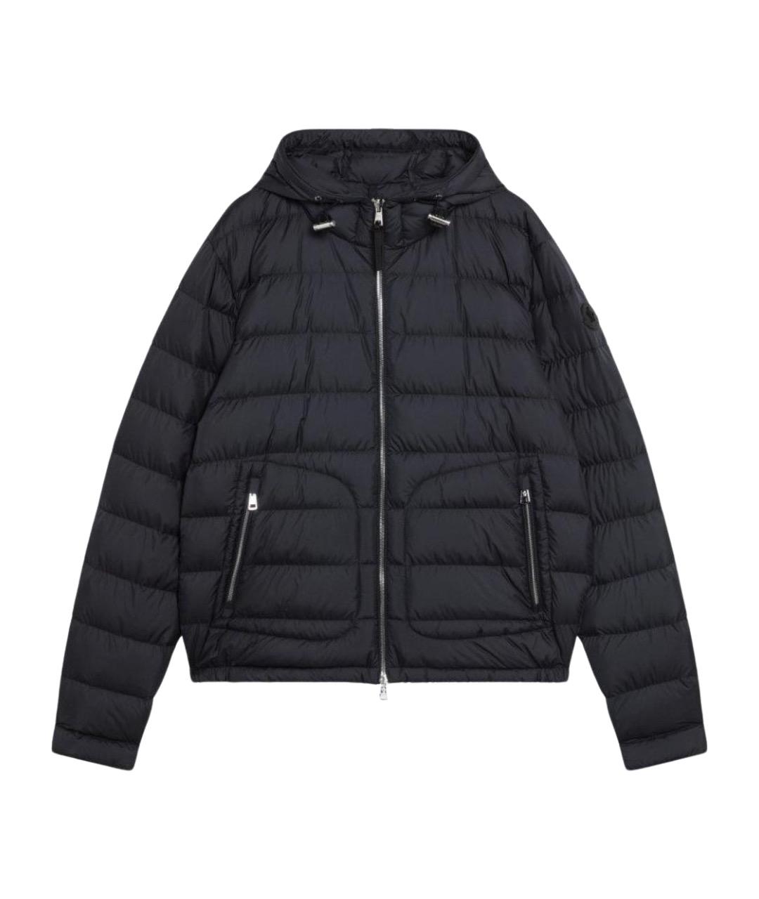 MONCLER Синяя полиэстеровая куртка, фото 1