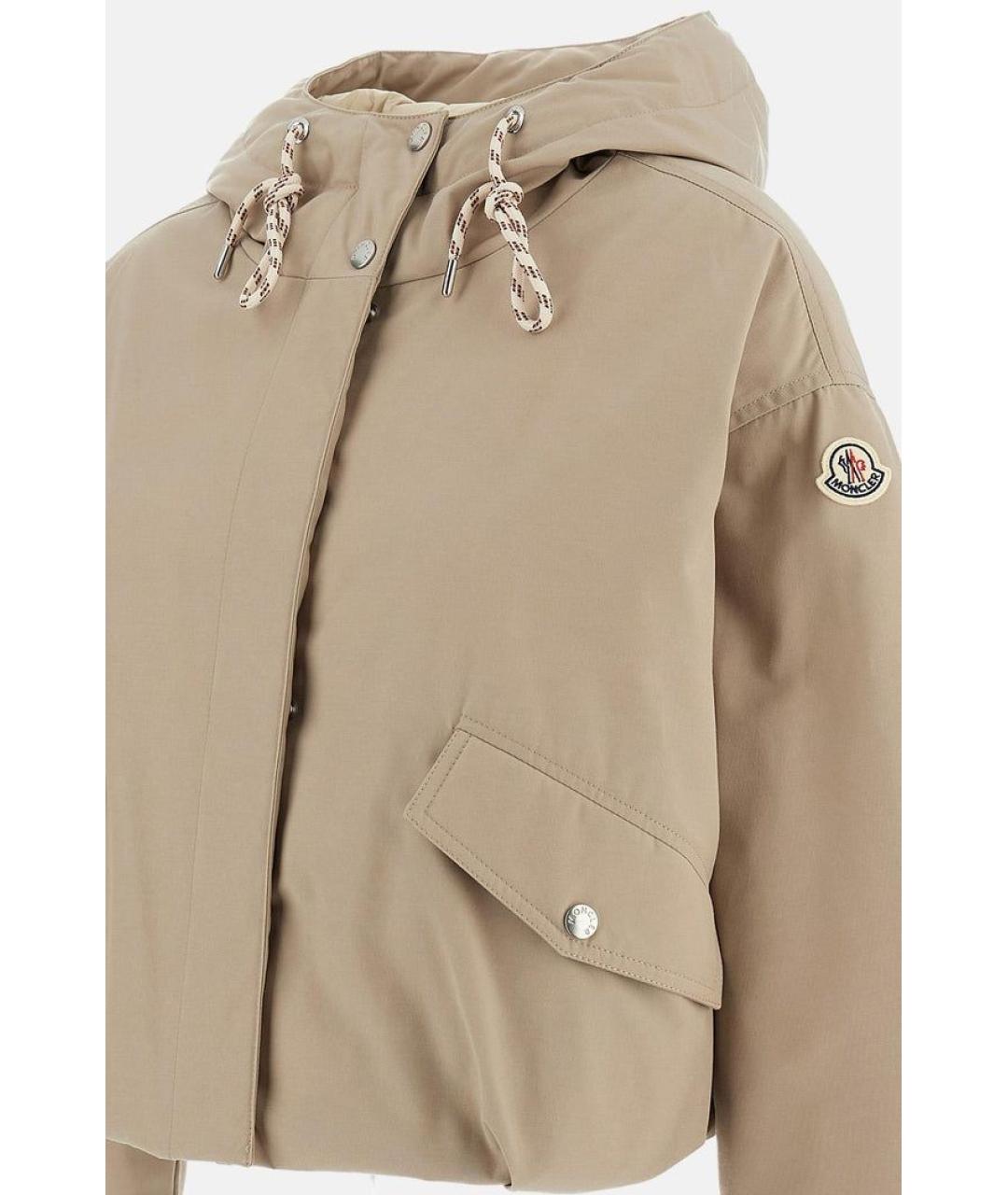 MONCLER Бежевая шерстяная куртка, фото 3