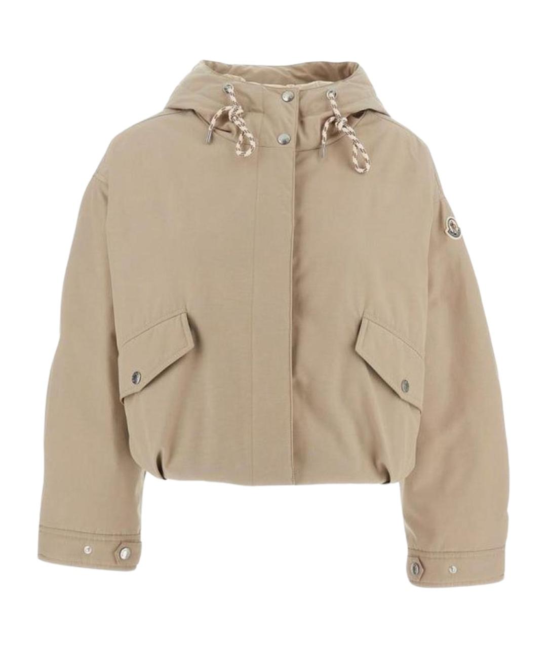 MONCLER Бежевая шерстяная куртка, фото 1