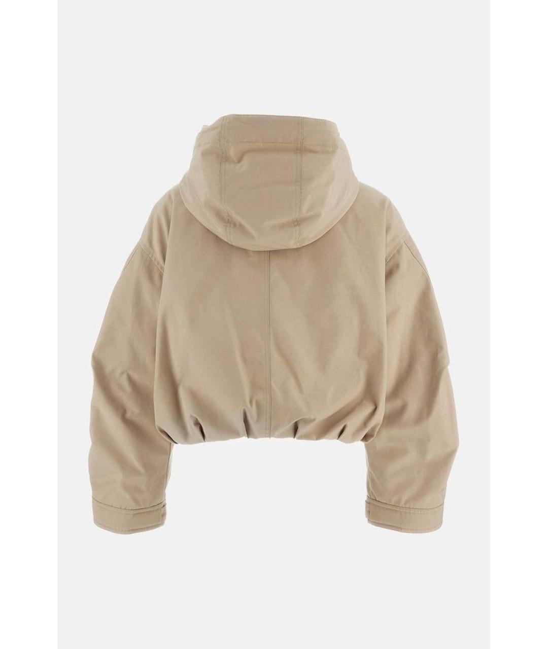 MONCLER Бежевая шерстяная куртка, фото 2