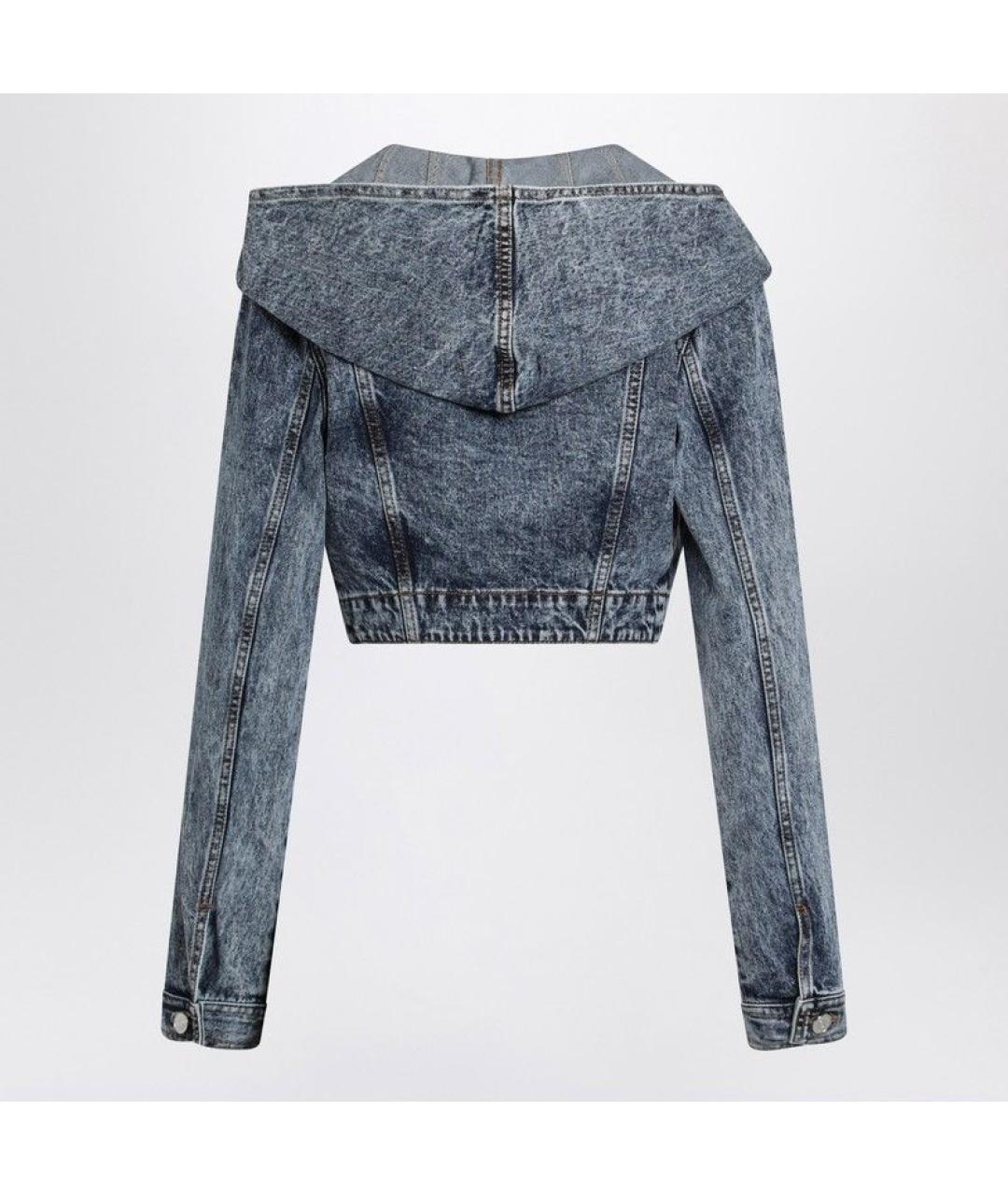 ALAIA Голубая хлопковая куртка, фото 2