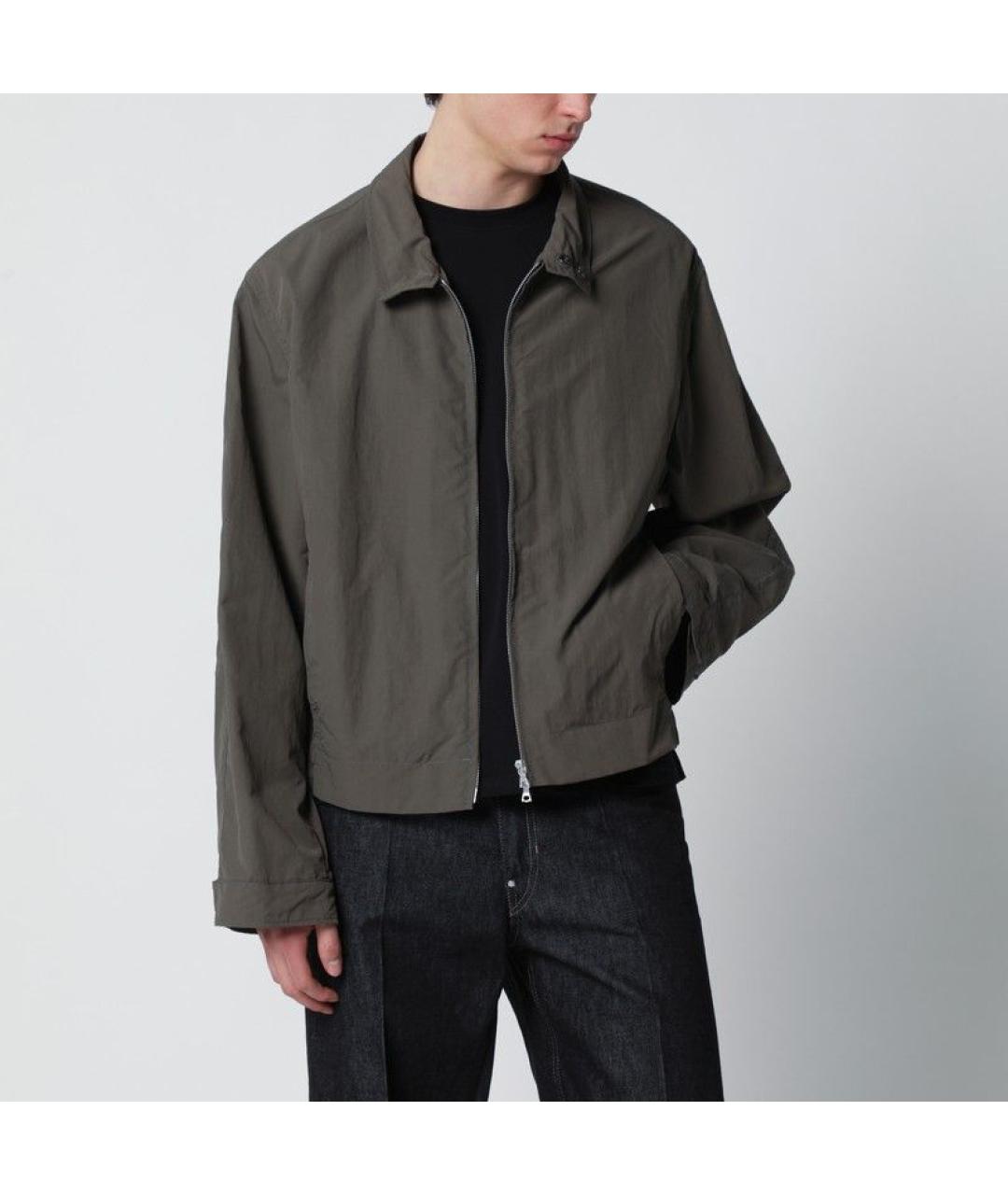 DRIES VAN NOTEN Зеленая полиамидовая куртка, фото 3