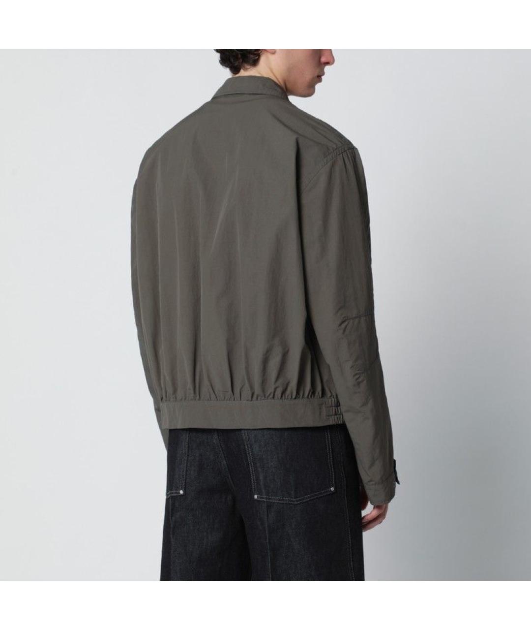 DRIES VAN NOTEN Зеленая полиамидовая куртка, фото 2